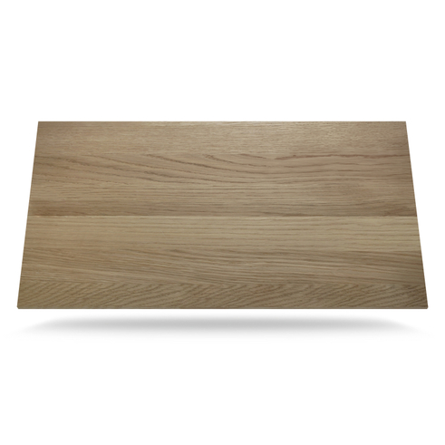 Eg - Natur Kortstav - 42mm Massiv træ bordplade på mål