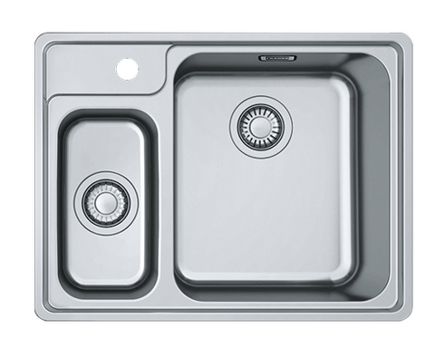 Franke nedfældet vask med 2 kummer - BCX 260